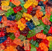 FRUIT GUMMY BEAR TOPPINGS (1 KG BULK BAG)