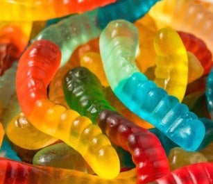 GOURMET GUMMY WORM TOPPINGS (1 KG BULK BAG)