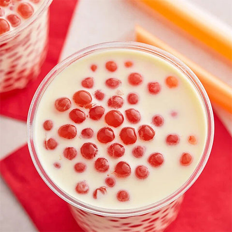 Raspberry POPPING BOBA : 3.3 Kg bottle