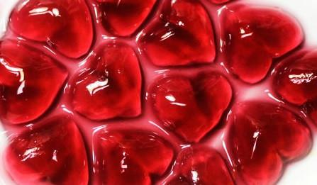 Strawberry HEARTS Coconut Jelly (6.6 LBS/Jar)